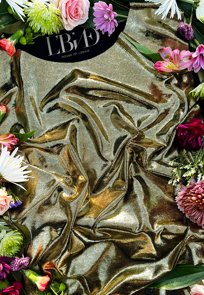Liquid Gold Long Tank Top