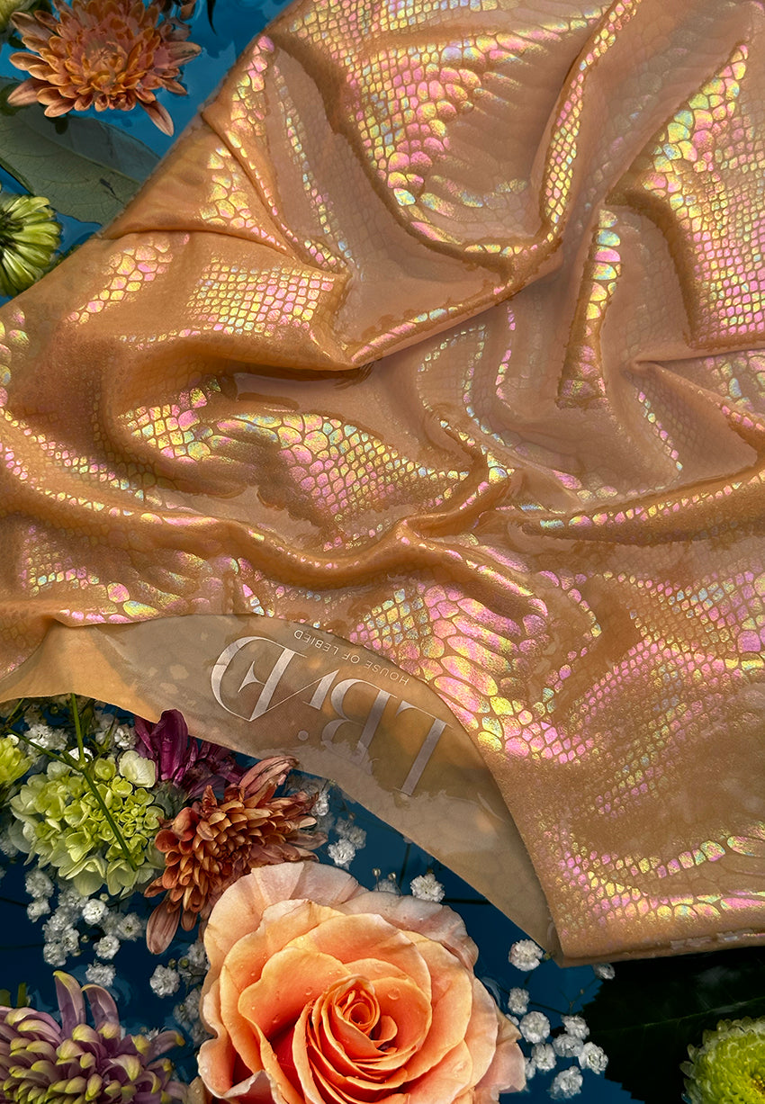 Pearl Snake Tank Top in Champagne Pearl