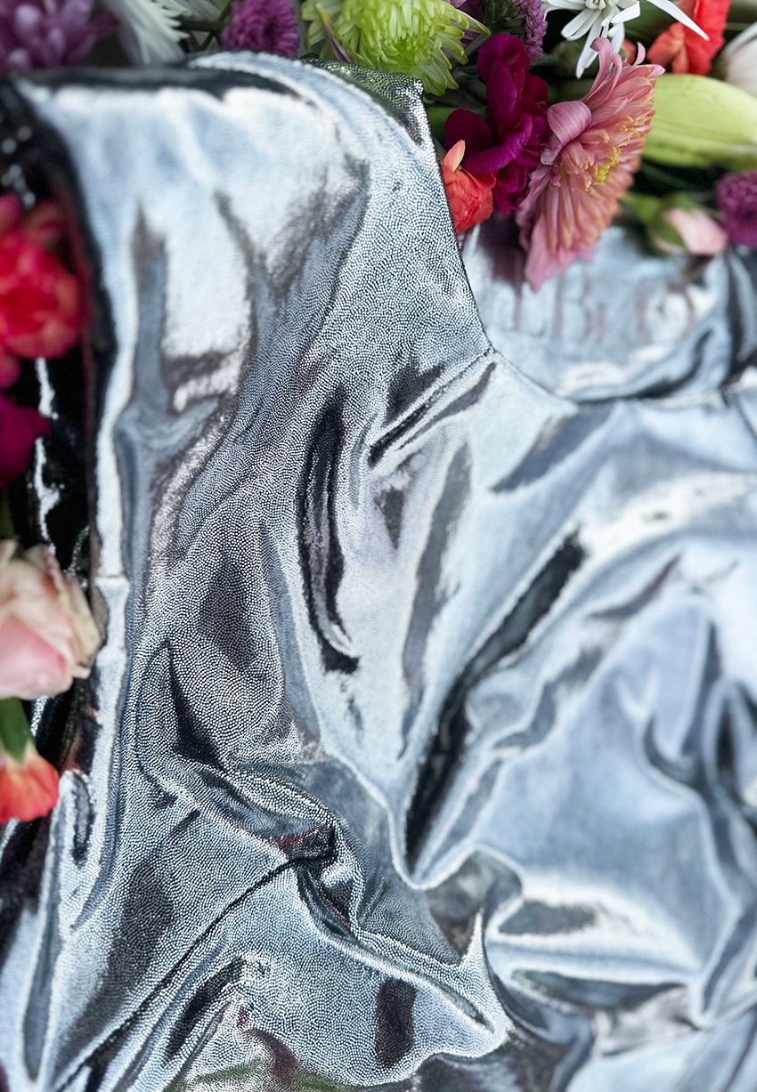 Liquid Pewter Sculpt Top