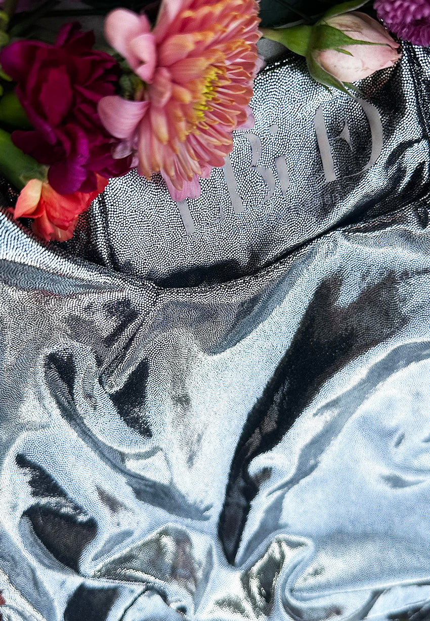 Liquid Pewter Sculpt Top