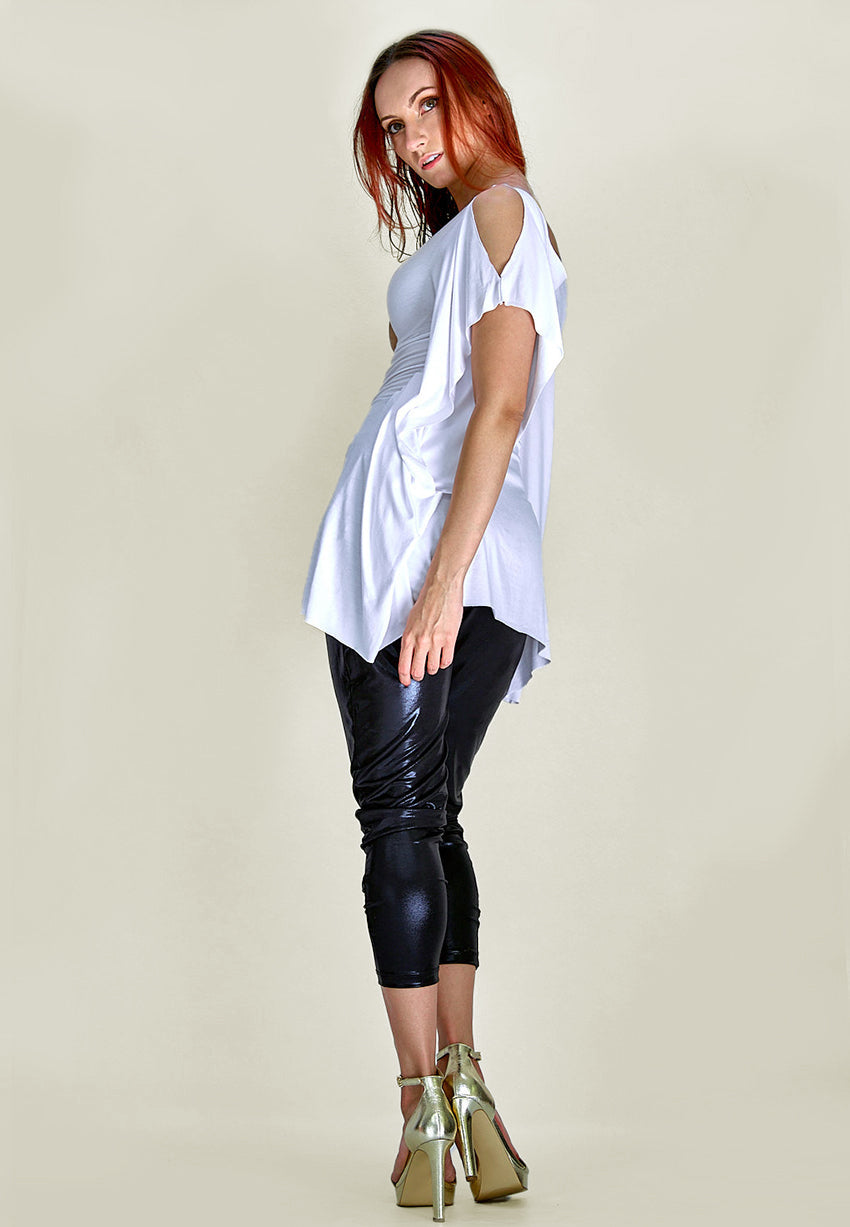 Swan Tunic Top in Selenite White