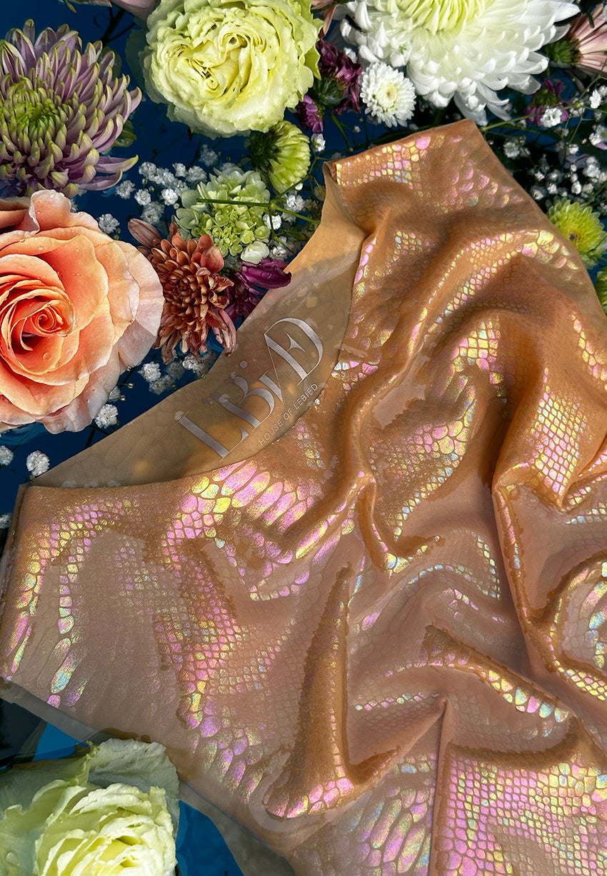 Pearl Snake Tank Top in Champagne Pearl