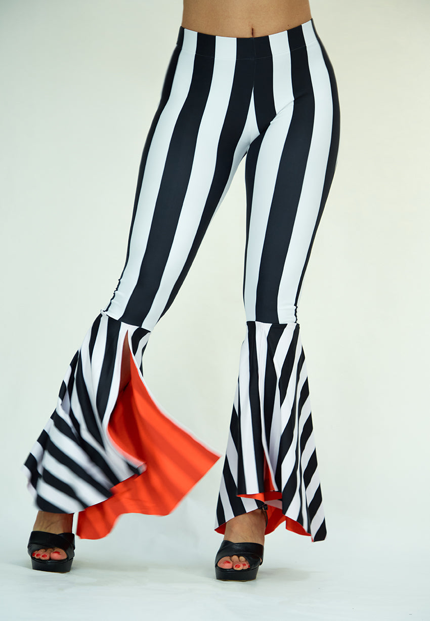 Buy Only Multicolor Striped Flared Fit High Rise Pants for Women Online @  Tata CLiQ