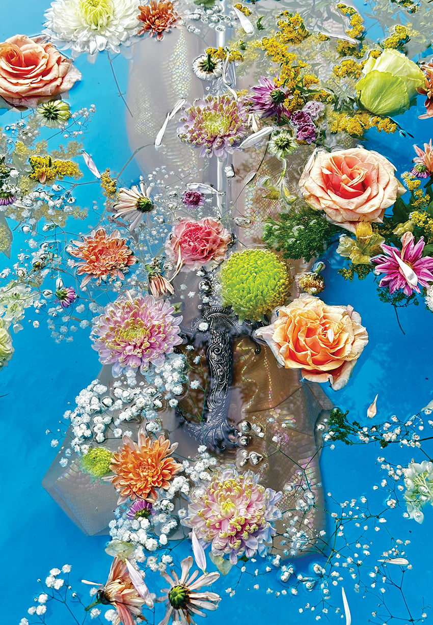 Pearl Snake Dress in Leucistic Cobra