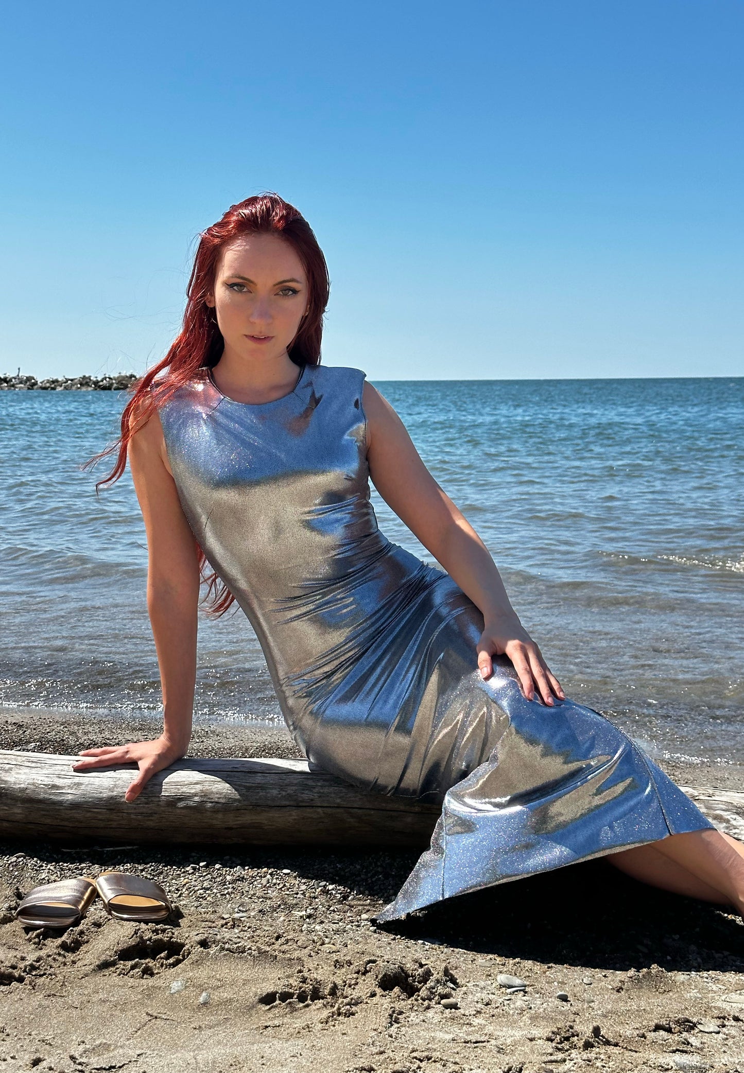pewter grey dress Pewter Grey Faux Leather Tie Strap Mini Dress
