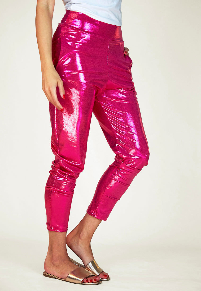 Hot Pink Slouch Pants