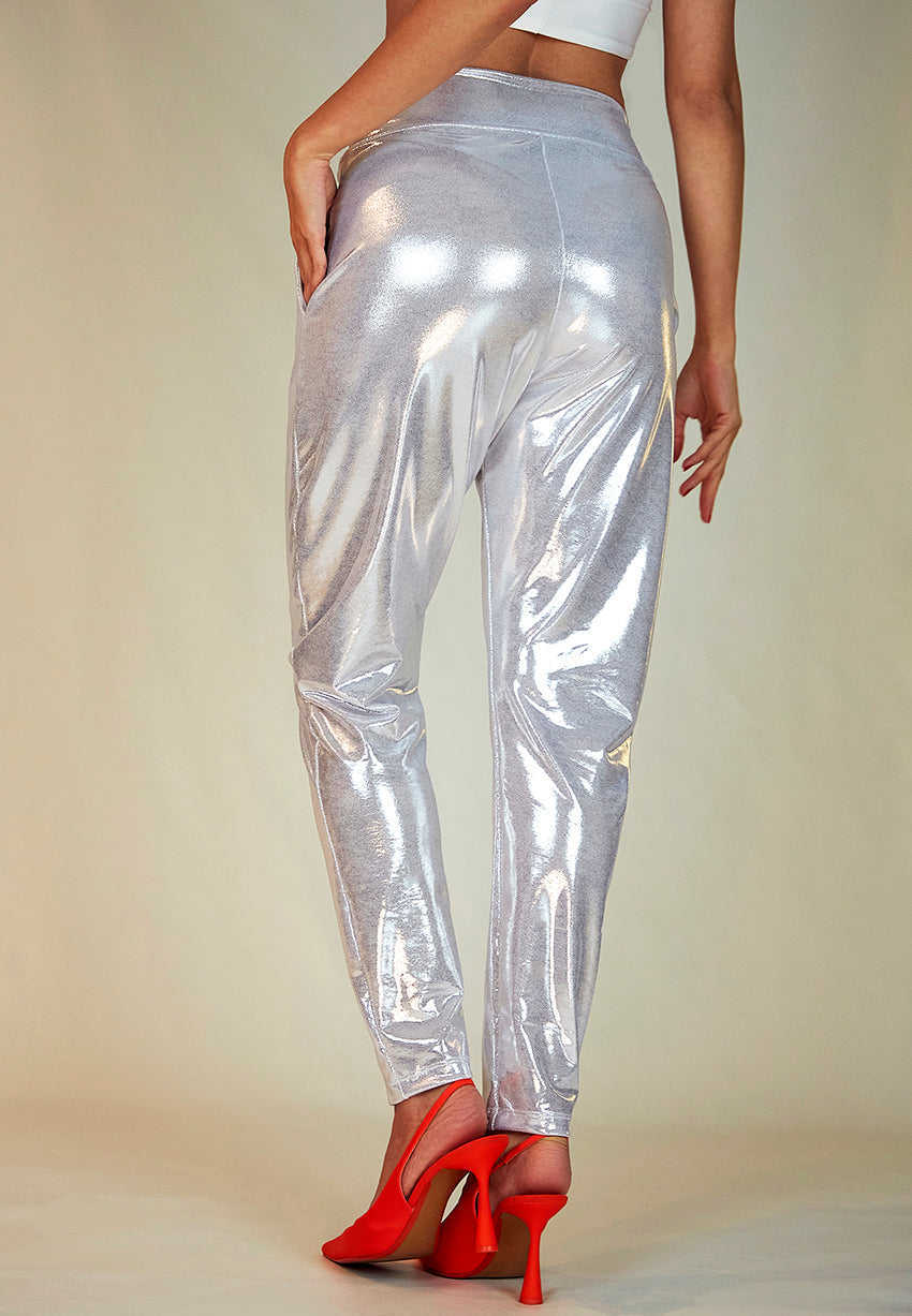 Liquid Pewter Slouch Pants – House of Lebied