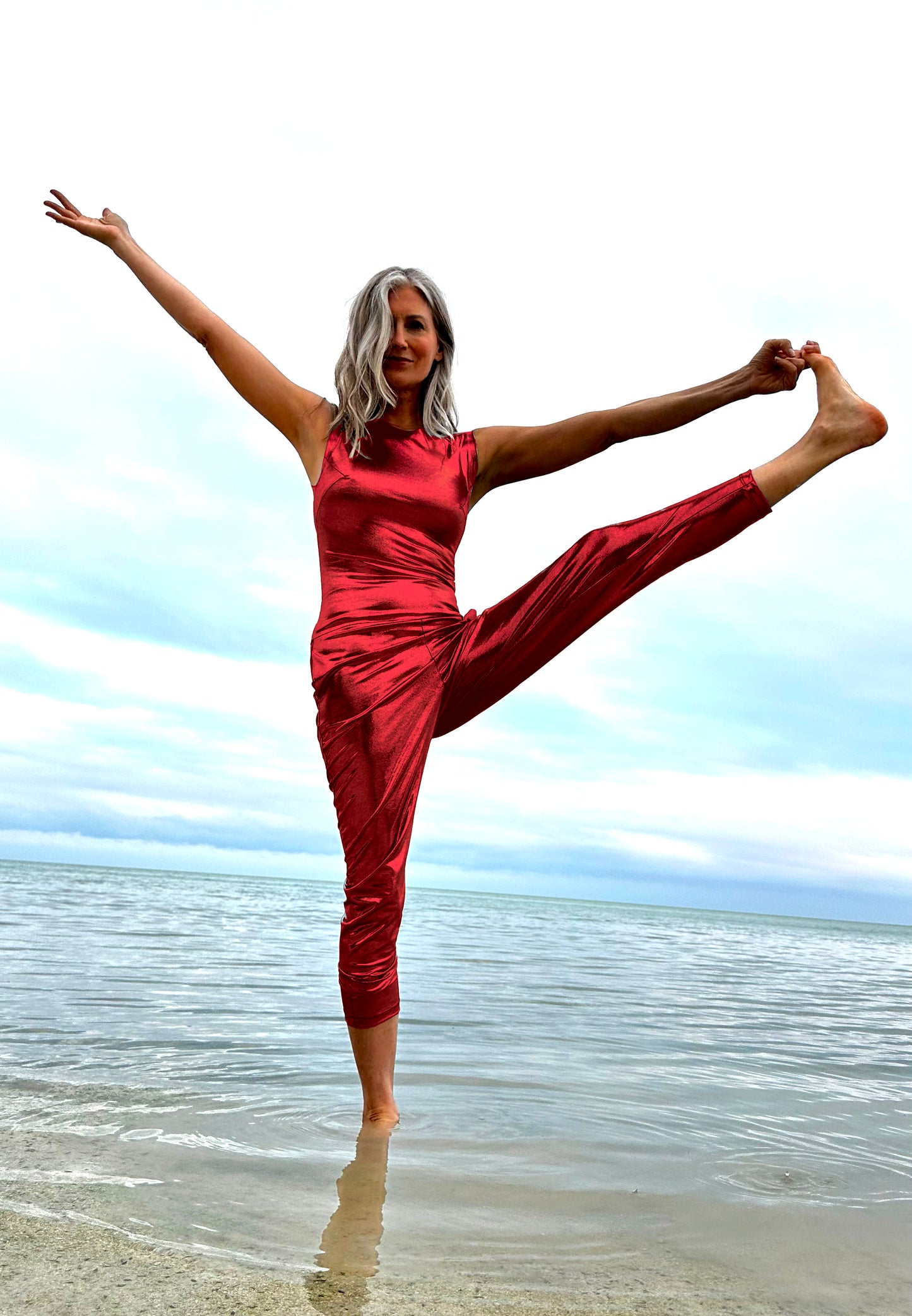 Ruby Red Long Tank Top