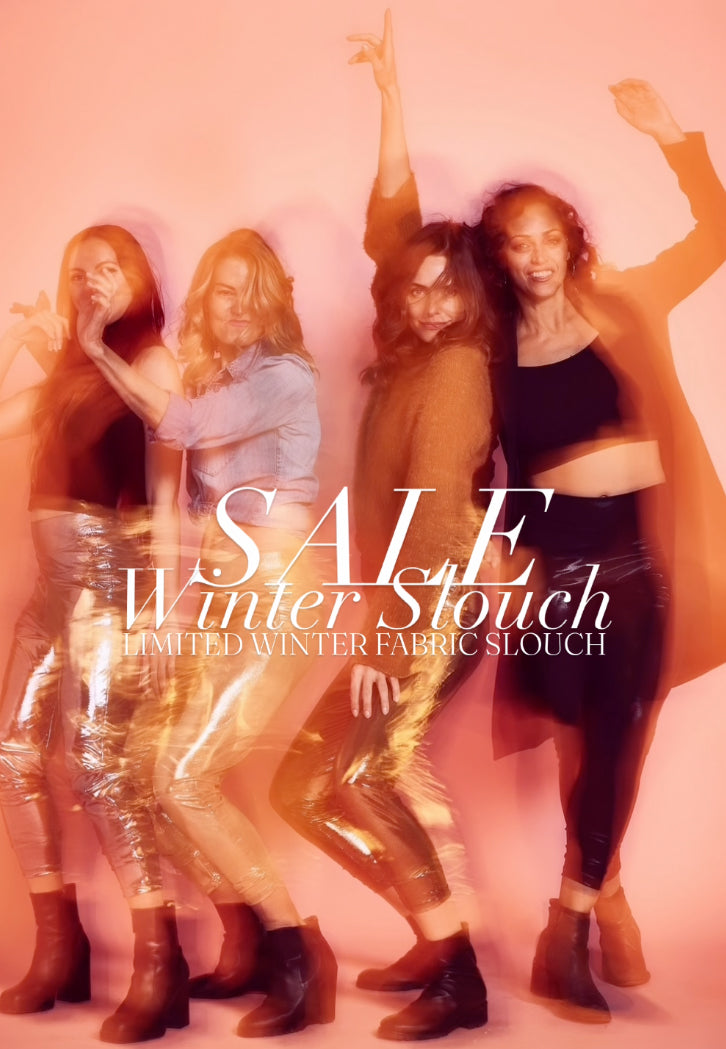 SALE/ Winter Liquid Metal Slouch Pants