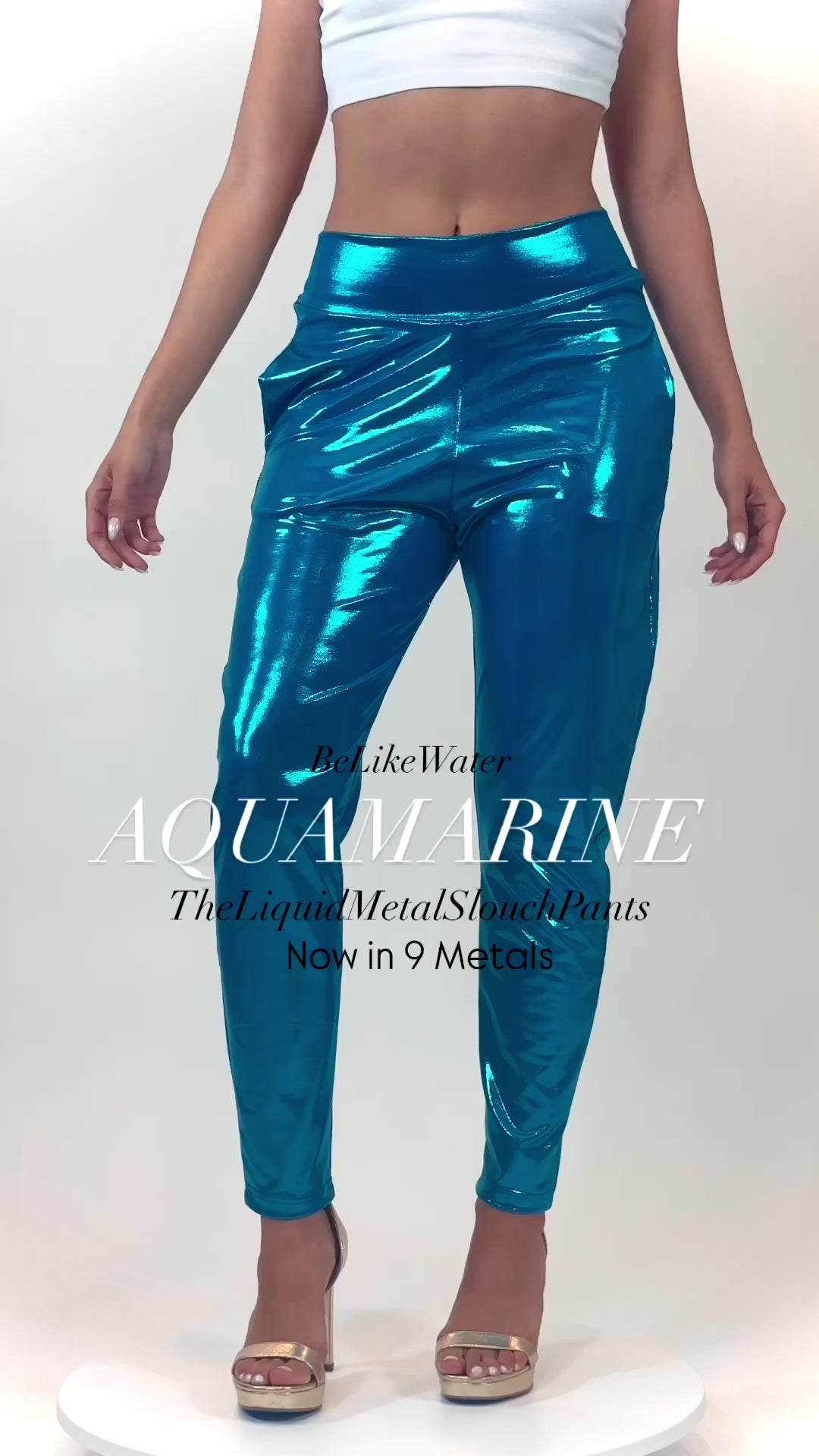 Aquamarine Slouch Pants – House of Lebied
