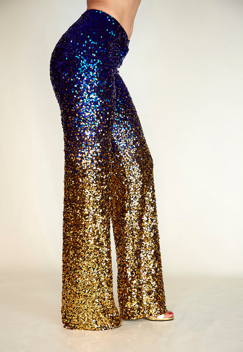 The Limited Edition Slava Sequin Palazzo Pants – House of Lebied